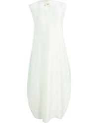 KHAITE - Grier Silk Maxi Dress - Lyst