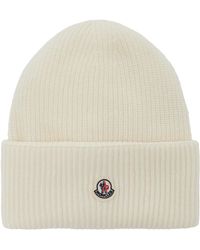 Moncler - Ribbed-knit Wool Beanie - Lyst