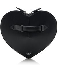 Alaïa - Le Coeur Leather Clutch - Lyst