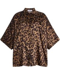 Franchise - Zaoua Leopard Silk Shirt - Lyst