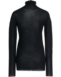 Carolina Herrera - Sheer Virgin-wool Turtleneck Sweater - Lyst