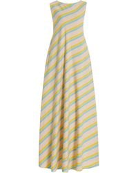 Marrakshi Life - Exclusive Striped Cotton Maxi Dress - Lyst