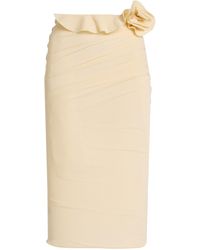 Maygel Coronel - Exclusive San Diego Ruched Jersey Midi Skirt - Lyst