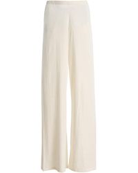 ÉTERNE - Cotton Low-Waist Flared Pants - Lyst