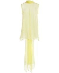 SEV - Open Back Silk Voile Top - Lyst