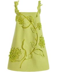 Oscar de la Renta - Cutout Tweed Cocktail Mini Dress - Lyst
