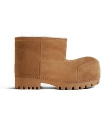 Balenciaga - Alaska Fur Boots - Lyst