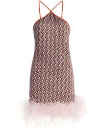 DES_PHEMMES - Exclusive La Isla Mini Cocktail Dress - Lyst