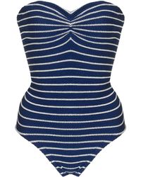 Hunza G - Brooke Crinkled One-piece Swimsuit - Lyst