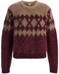 THE GARMENT - Roma Argyle Knit Sweater - Lyst