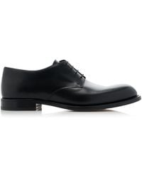 The Row - Novus Leather Derby Shoes - Lyst