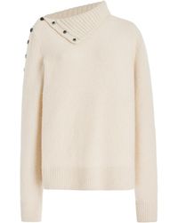 Proenza Schouler - Button-detailed Eco-cashmere Sweater - Lyst