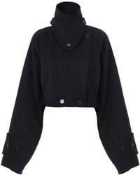 Chloé - Belted Wool Coat - Lyst