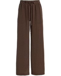 Matteau - Drawstring Silk Trousers - Lyst