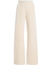 Suzie Kondi - Zephyra Velour Straight-Leg Pants - Lyst