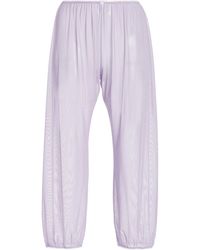 Colleen Allen - Layered Stretch-Tulle Capri Pants - Lyst