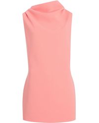 KHAITE - Astor Crepe Mini Dress - Lyst