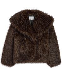 Apparis - Yara Fox Faux Fur Short Coat - Lyst