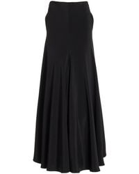 Brandon Maxwell - The Millie Silk-crepe Maxi Skirt - Lyst