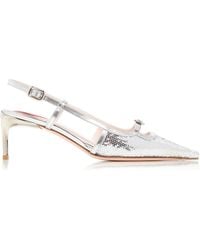 Roger Vivier - Sequined Mini-buckle Slingback Pumps - Lyst