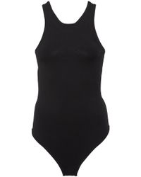 Shaina Mote Cosmico Open Back Bodysuit - Black