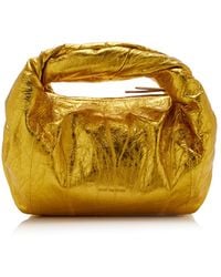 Dries Van Noten - Twist Metallic Leather Bag - Lyst