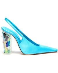 Paul Andrew - Murano Satin Slingback Pumps - Lyst