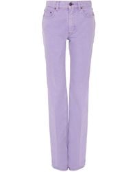 Chloé - High-Rise Straight-Leg Jeans - Lyst