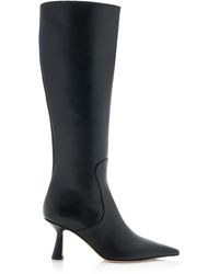 Aeyde - Esme Leather Knee Boots - Lyst
