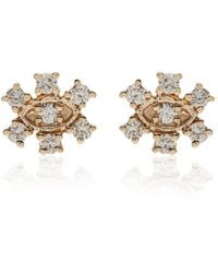 Sydney Evan - 14k Gold Diamond Earrings - Lyst