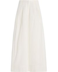 All That Remains - Lennon Silk-Cotton Pants - Lyst