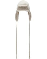 Miu Miu - Shearling-lined Cashmere-wool Hat - Lyst