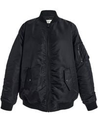 FRAME - X Amelia The Smoke Bomber Jacket - Lyst