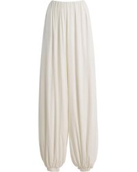 Paris Georgia Basics - Pleated Wide-Leg Pants - Lyst