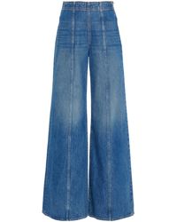 Ulla Johnson - The Bianca High-Rise Wide-Leg Jeans - Lyst
