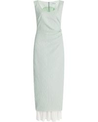 Anna Quan - Olivia Crinkled Cotton-blend Maxi Dress - Lyst