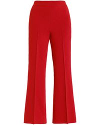 High Sport - Exclusive Long Kick Flared Stretch-cotton Knit Pants - Lyst