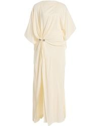 Brandon Maxwell - The Lucia Crepe Maxi Dress - Lyst