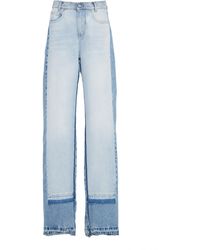 Stella McCartney - Rigid High-Rise Straight-Leg Jeans - Lyst