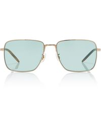 Oliver Peoples - Welston Square-Frame Metal Sunglasses - Lyst