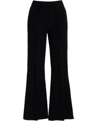 High Sport - Kick Stretch-cotton Knit Cropped Flared Pants - Lyst