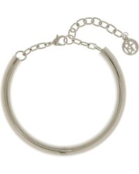 Ben-Amun - Exclusive Tubular 24k White Gold-plated Necklace - Lyst