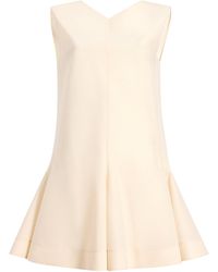 KHAITE - Mel Silk-Cotton Organza Mini Dress - Lyst