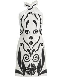 Cala De La Cruz - Exclusive Veneta Linen Mini Dress - Lyst