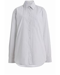 The Row - Gavina Cotton Poplin Shirt - Lyst