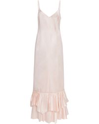 Jil Sander - Silk-Blend Dress - Lyst