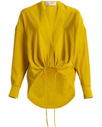 Silvia Tcherassi - Merida Corded Crepe Top - Lyst