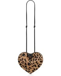 Alaïa - Le Coeur Leopard-Print Pony Hair Bag - Lyst