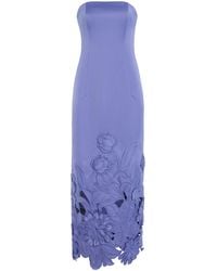knee length dresses for ladies Rayna Appliqué Floral Maxi Dress main image 0