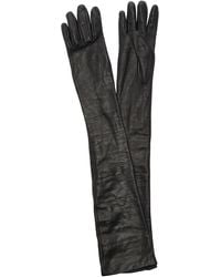 TOTEME - Extra-Long Leather Gloves - Lyst